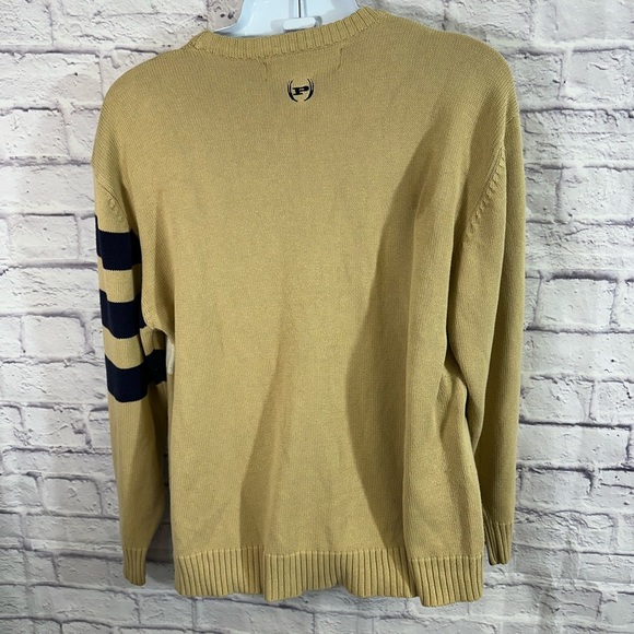 Vintage Men's Phat Farm Logo Sweater Size XL-Y2K 90's hip hop Streetwear Beige - Picture 5 of 13